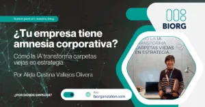 Archivo histórico empresarial digitalizado con Inteligencia Artificial, patrimonio corporativo de Biorg
