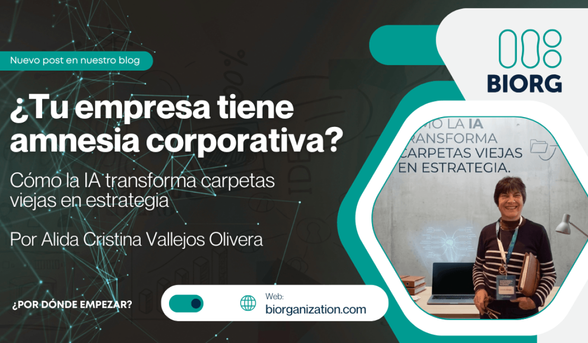 Archivo histórico empresarial digitalizado con Inteligencia Artificial, patrimonio corporativo de Biorg